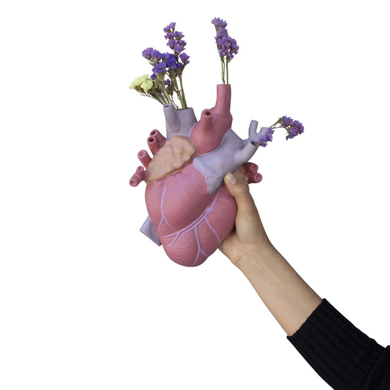 Love In Bloom Color Vase - / Human Heart - Porcelain / H 25 Cm - Seletti - Image 3