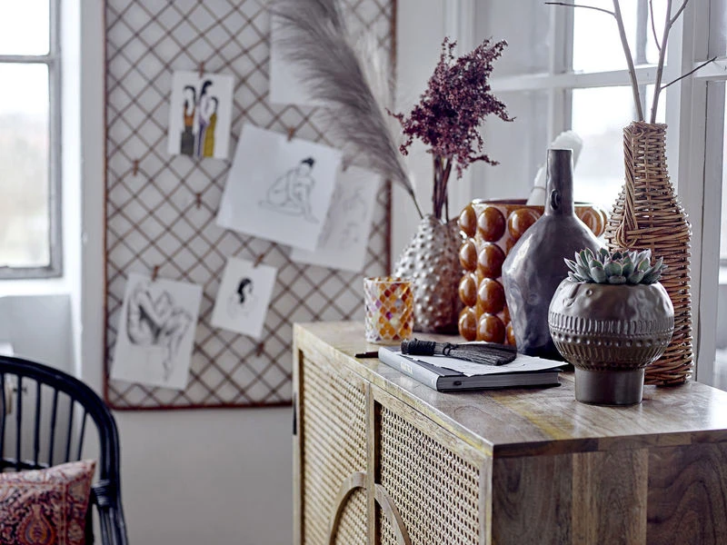 Mias Vase - / Ø 16 X H 30,5 Cm - Stoneware / Handmade - Bloomingville - Image 2