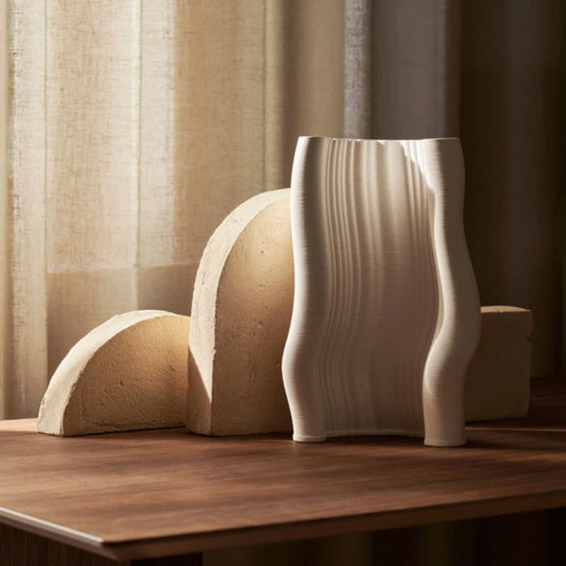 Moire Vase - / L 19 X H 30 Cm - Ferm Living - Image 3