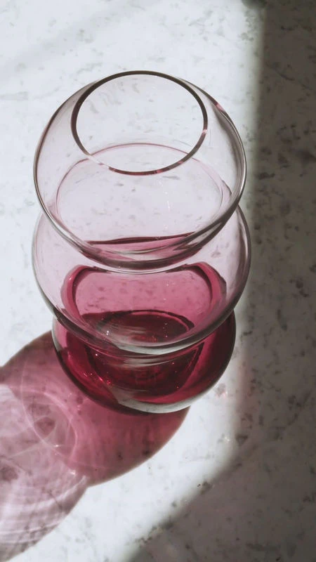 Muse Large Vase - / Bohemia Crystal - Ø 15 X H 31 Cm - Fundamental Berlin - Image 2