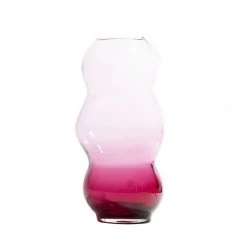 Muse Large Vase - / Bohemia Crystal - Ø 15 X H 31 Cm - Fundamental Berlin