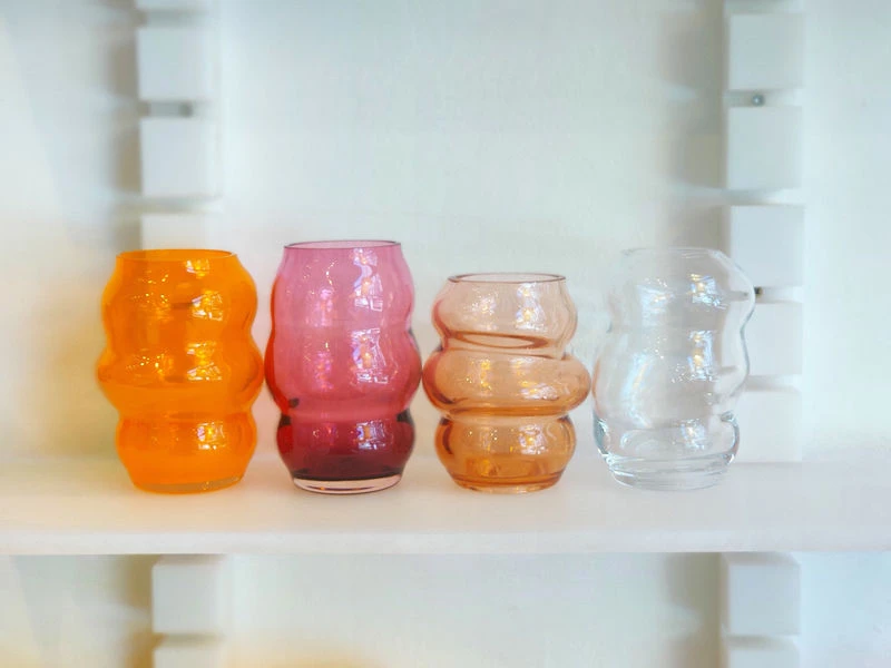 Muse Small Vase - / Bohemia Crystal - Ø 8 X H 13 Cm - Fundamental Berlin - Image 3