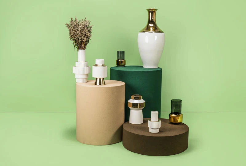 Object Small Vase - / Ø 19.5 X H 34 Cm - Porcelain - Pols Potten - Image 3