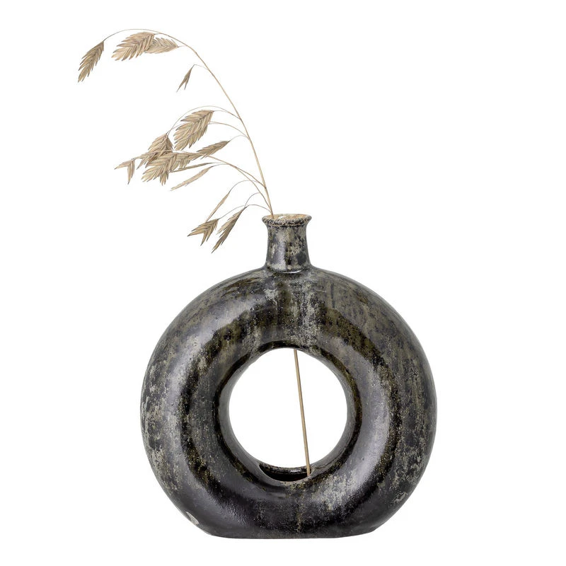 Vase - / Ceramic - Patina Finish / H 19 Cm - Bloomingville - Image 3