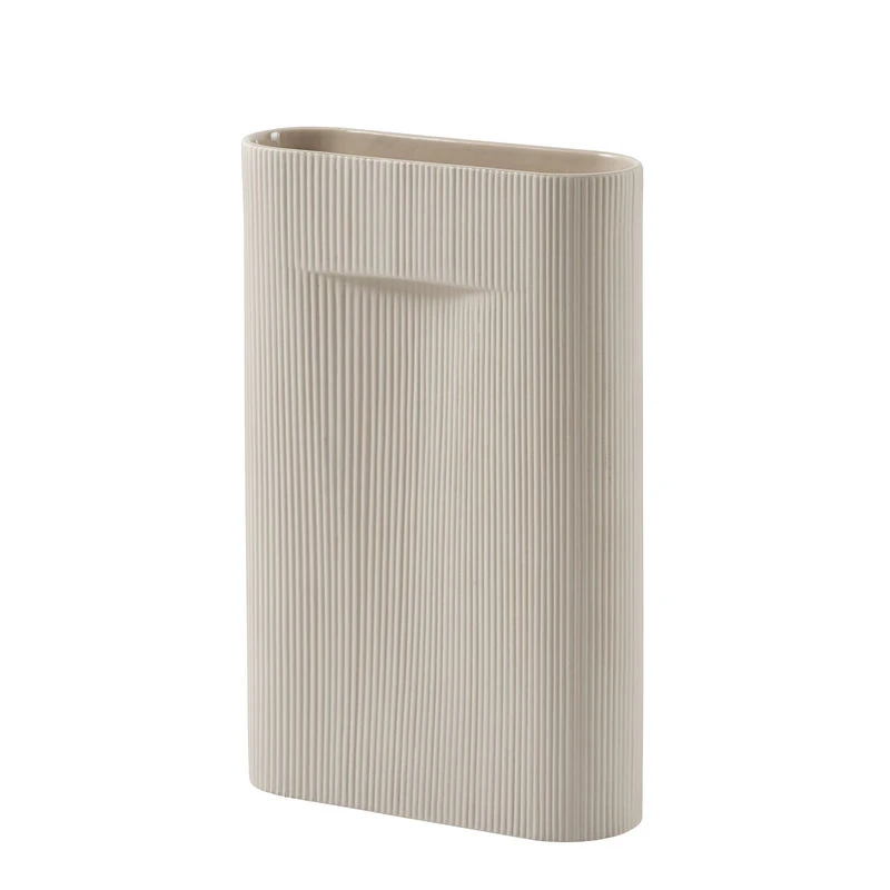 Ridge Large Vase - / H 48 Cm - Ceramic - Muuto