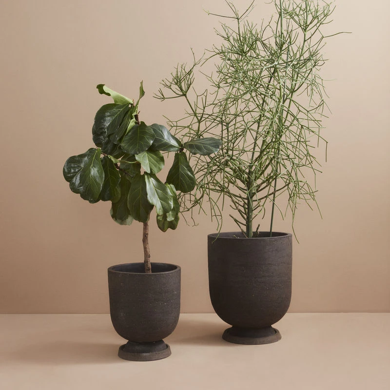 Terra Vase - / Ø 15 X H 15 Cm - Clay - AYTM - Image 2