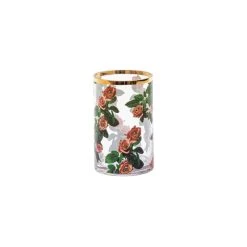 Toiletpaper - Roses Vase - / Small - Ø 9 X H 14 Cm / 24K Gold Detail - Seletti