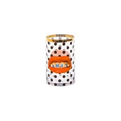 Toiletpaper - Shit Vase - / Small - Ø 9 X H 14 Cm / 24K Gold Detail - Seletti