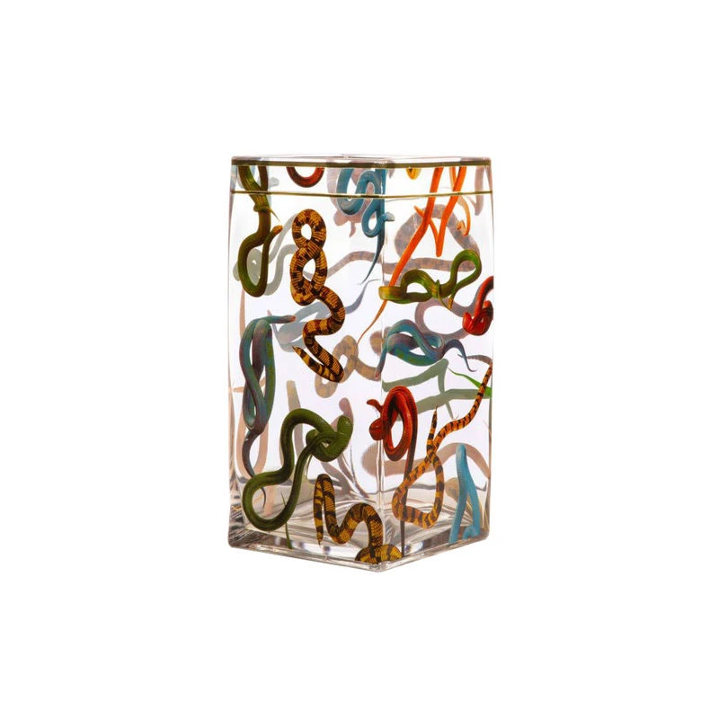 Toiletpaper - Snakes Vase - / 15 X 15 X H 30 Cm - 24K Gold Details - Seletti - Image 2
