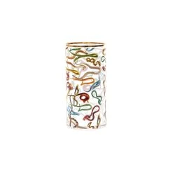Toiletpaper - Snakes Vase - / Medium - Ø 15 X H 30 Cm / 24K Gold Detail - Seletti