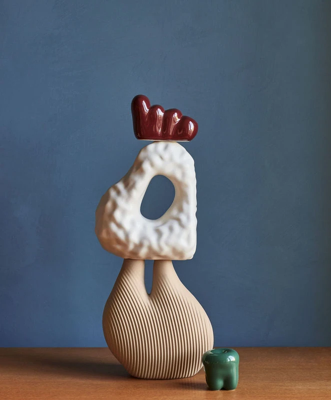 W&S - Chamber Vase - / Porcelain - Hay - Image 5