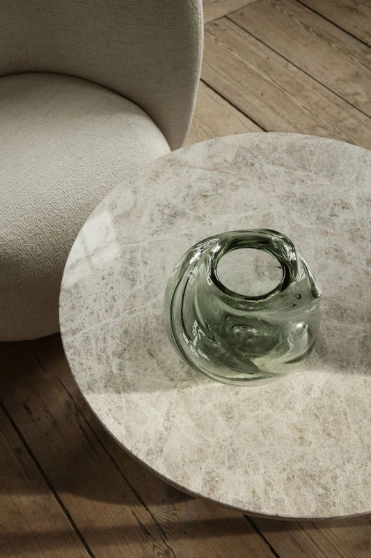 Water Swirl Vase - / Hand-blown Recycled Glass - Ø 21 X H 16 Cm - Ferm Living - Image 2