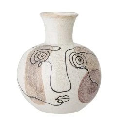 Vase - / Hand-painted Ceramic - Bloomingville
