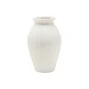 Wood Ware Vase - / H 33 Cm - Wood Effect Striated Porcelain - Seletti