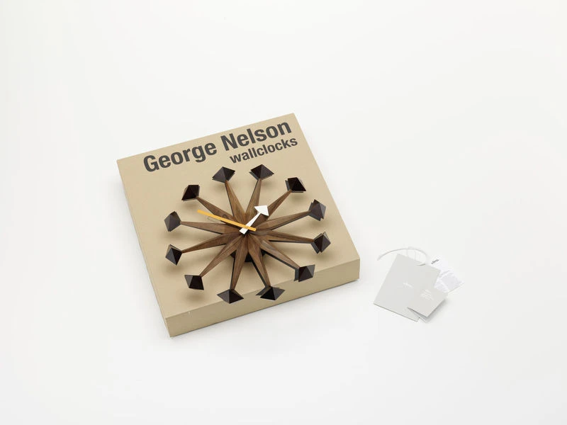 Polygon Clock Wall Clock - / By George Nelson, 1948-1960 / Ø 43 Cm - Vitra - Image 4
