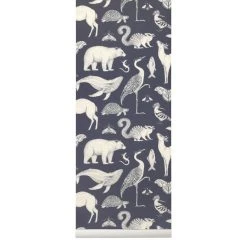Animals Wallpaper - / 1 Roll - W 53 Cm - Ferm Living